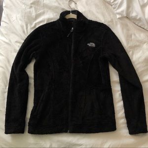 North face fuzzy jacket size M